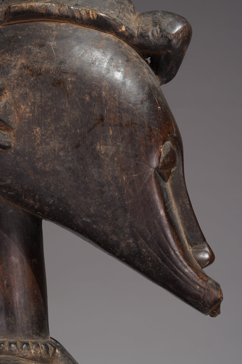 A female Senufo figure from Ivory Coast