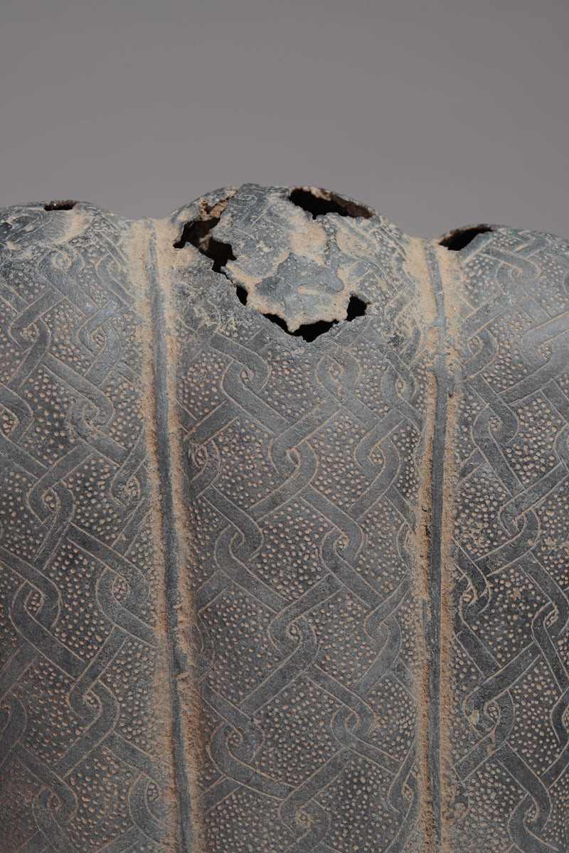 A Bronze head of a Portuguese in the style of Benin