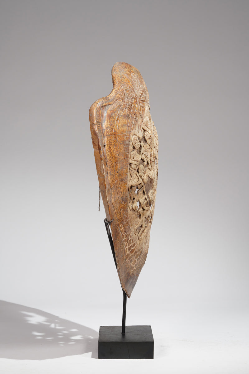 Fragmentary Karett turtle of a Bamum