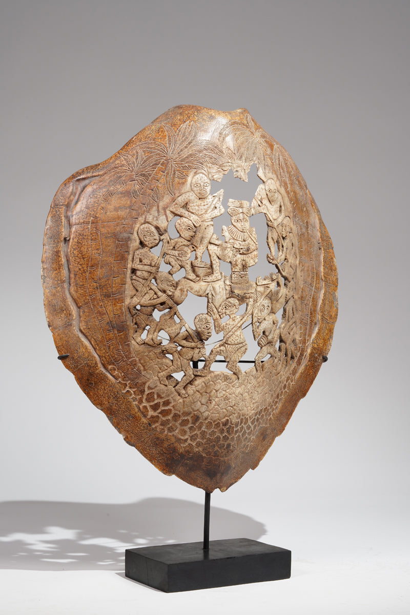 Fragmentary Karett turtle of a Bamum