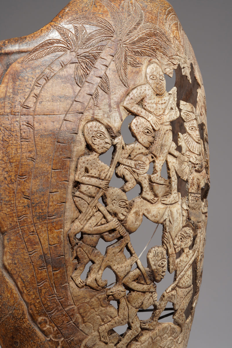 Fragmentary Karett turtle of a Bamum