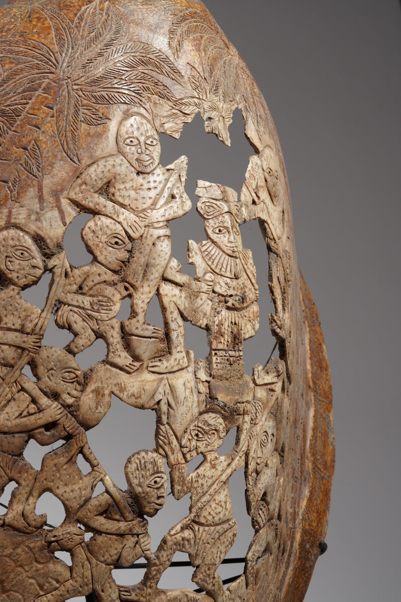 Fragmentary Karett turtle of a Bamum