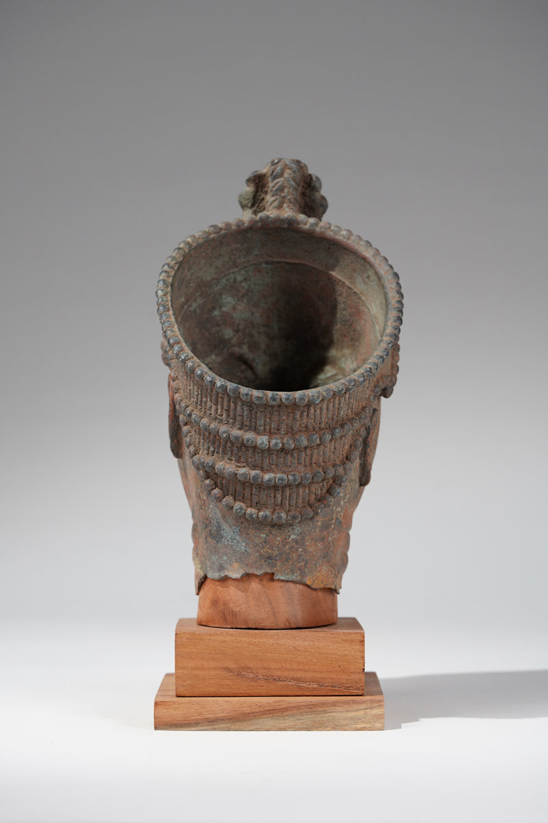 A head of Olokun or Ooni, in the style of Ife