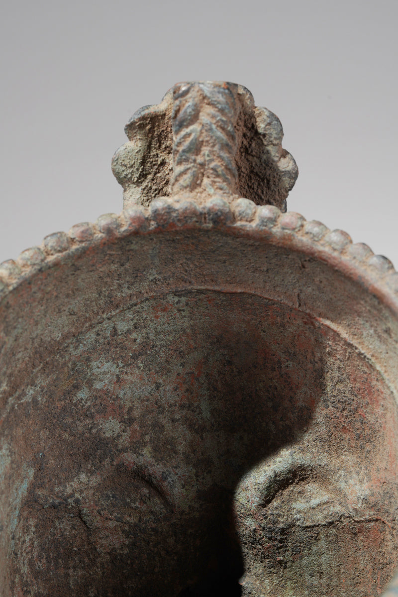 A head of Olokun or Ooni, in the style of Ife