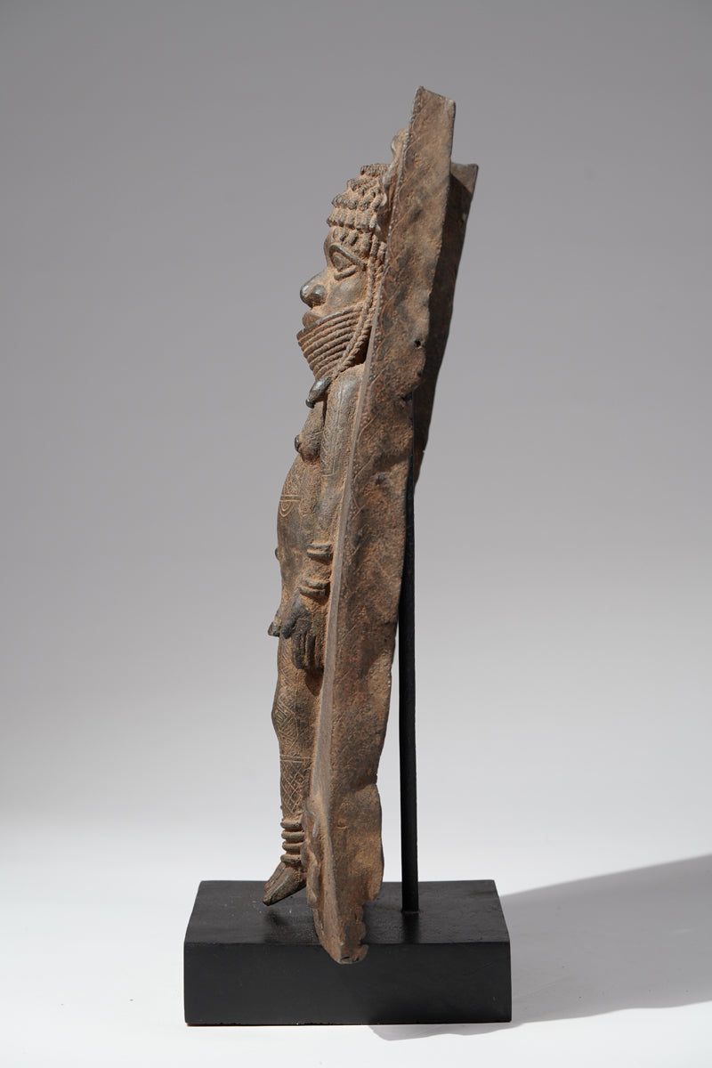 A Bronze plate in the style of Benin