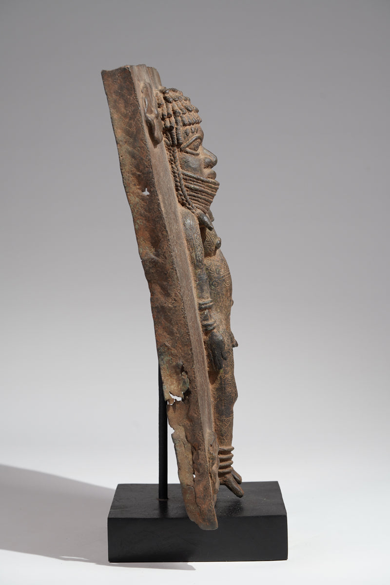 A Bronze plate in the style of Benin