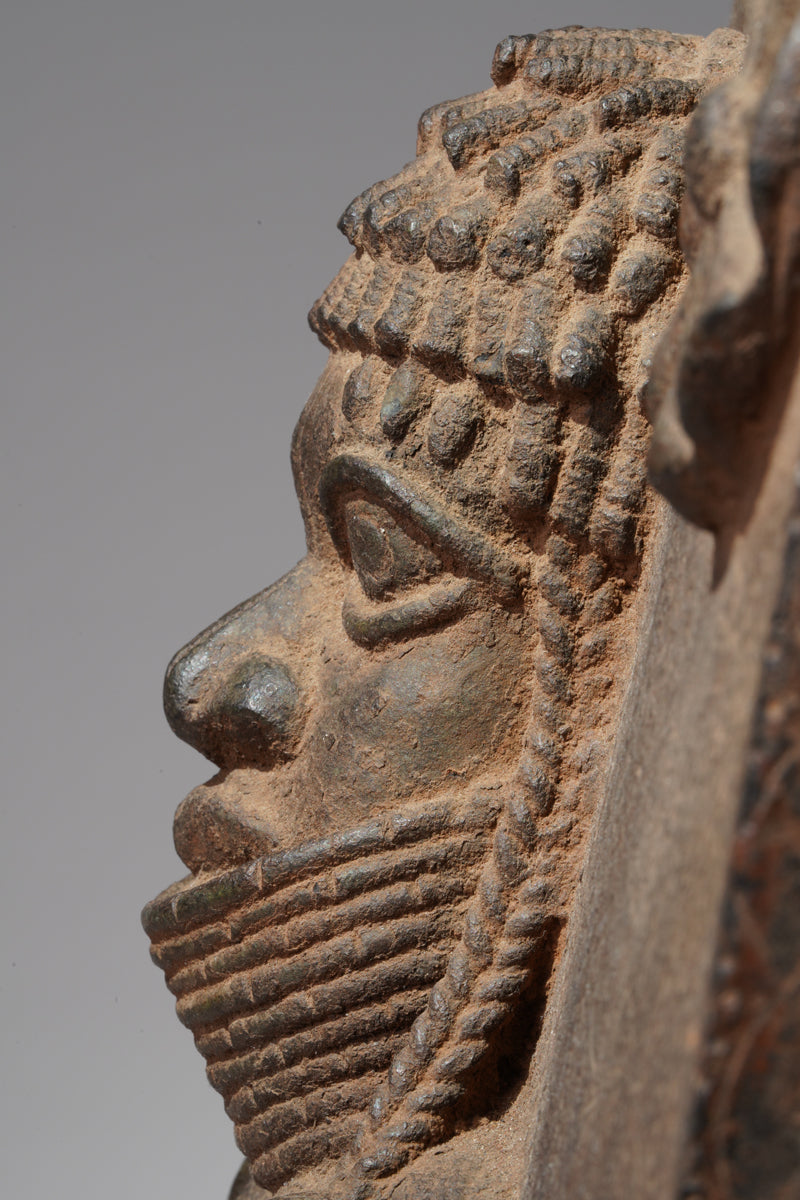 A Bronze plate in the style of Benin