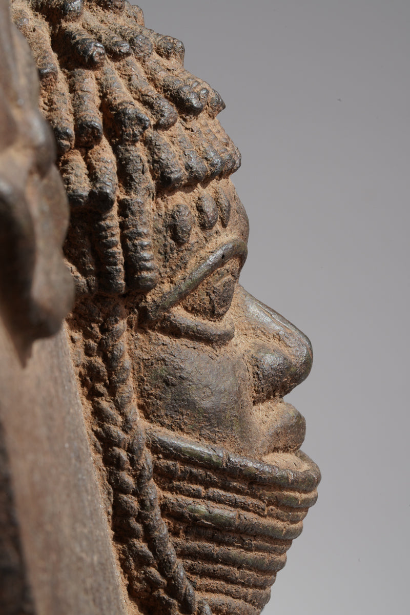 A Bronze plate in the style of Benin