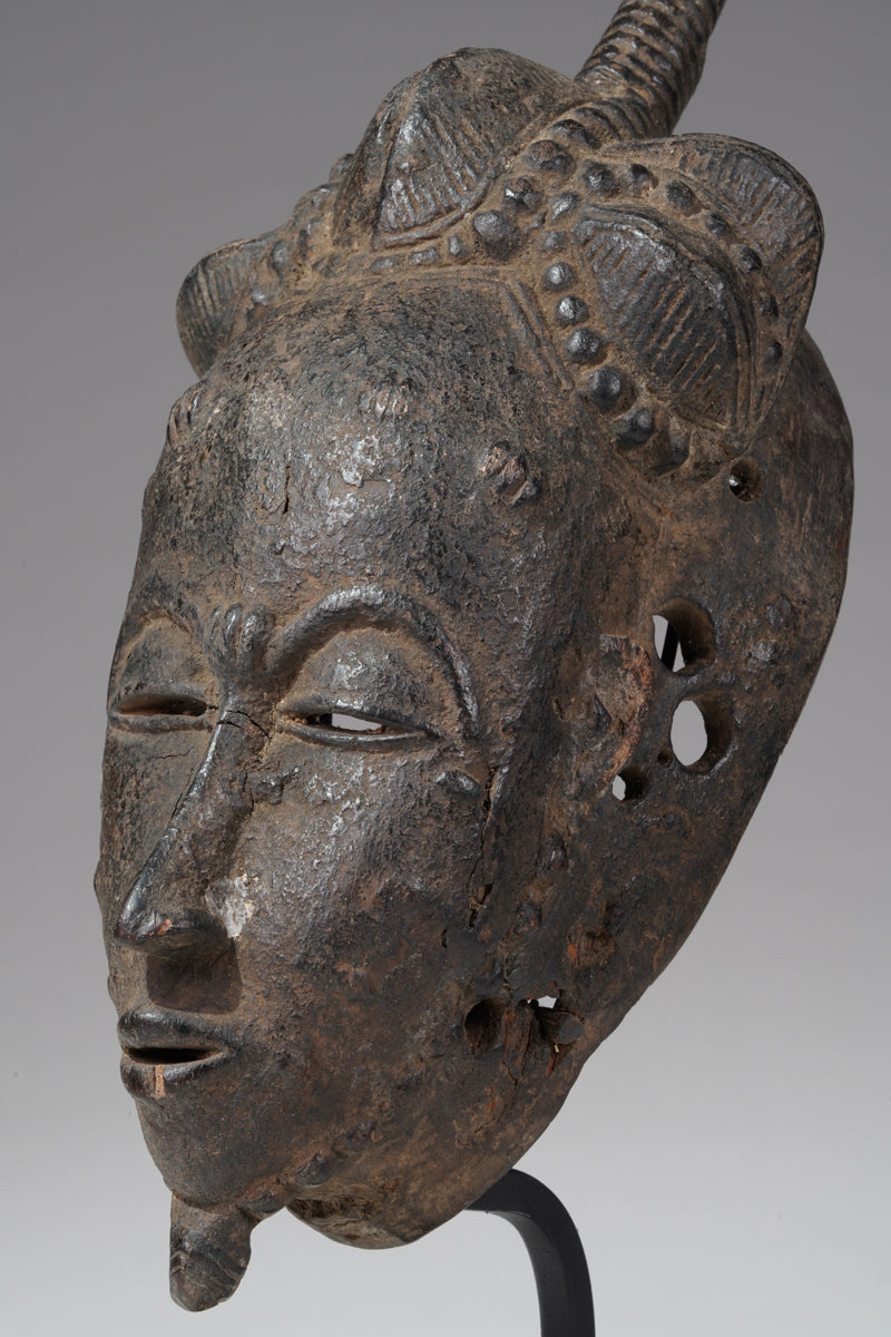 A Baule mask from the Toumodi region
