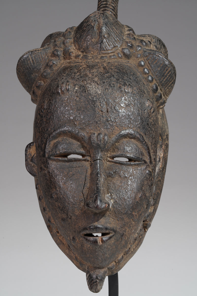 A Baule mask from the Toumodi region