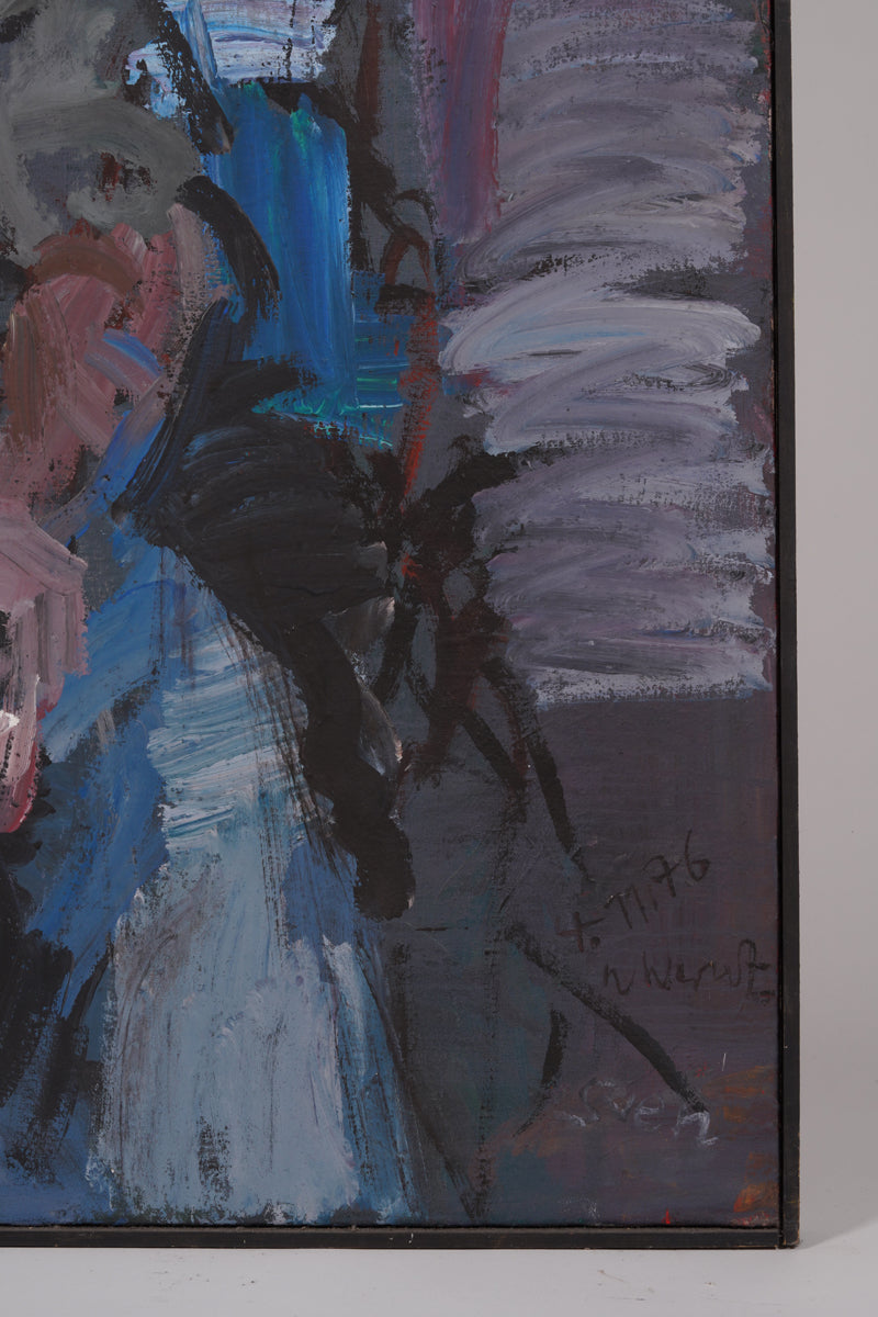 A middle-aged man in a casual and relaxed pose