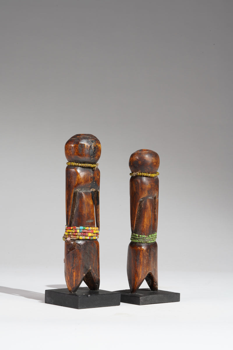 A Moba sculpture duo