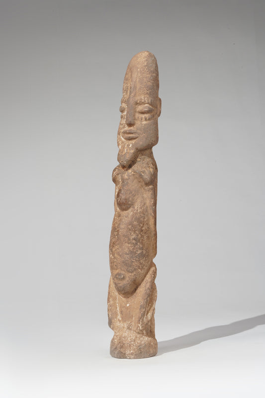 An extremely rare Tellem stone sculpture