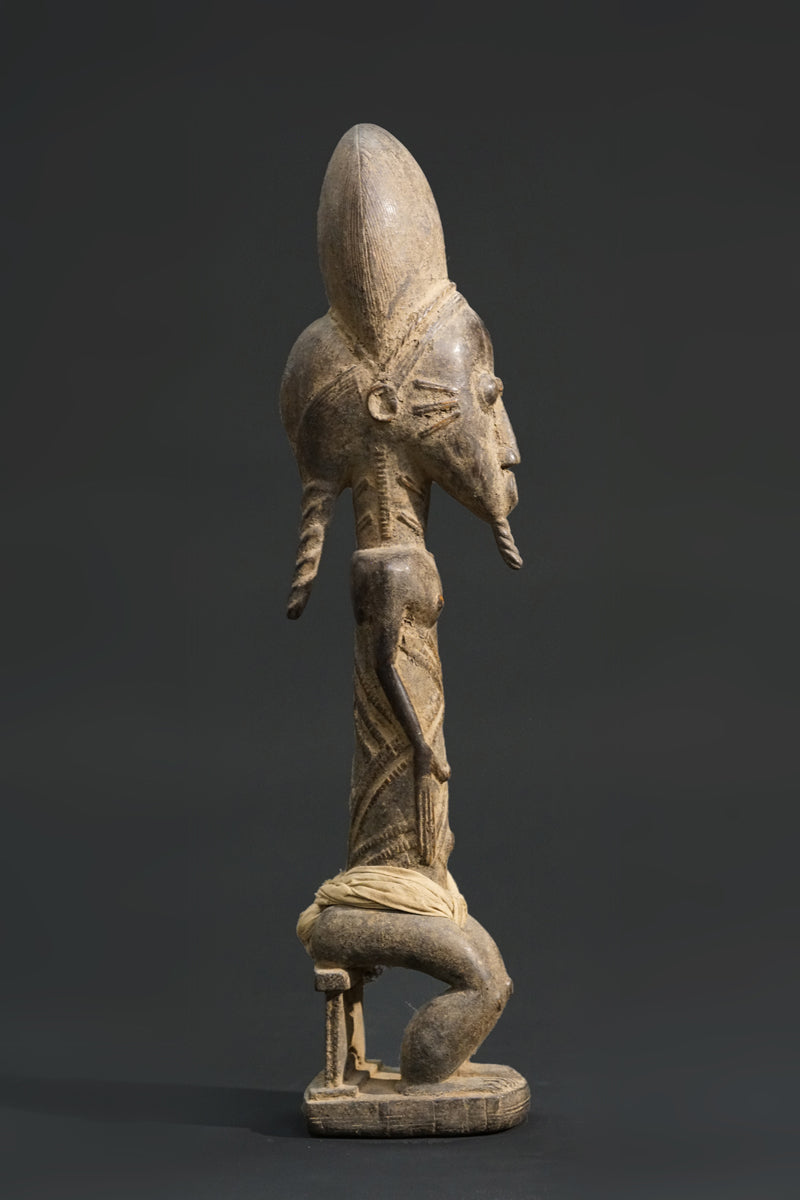A male Baule sculpture