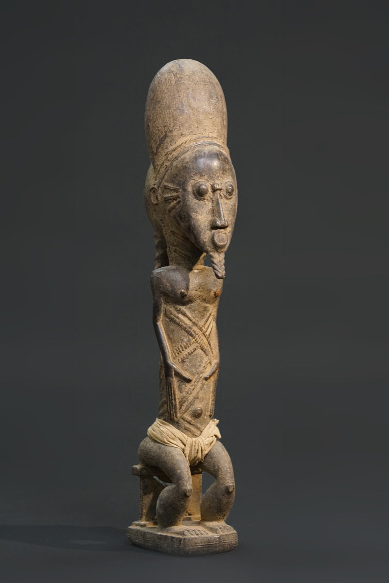 A male Baule sculpture