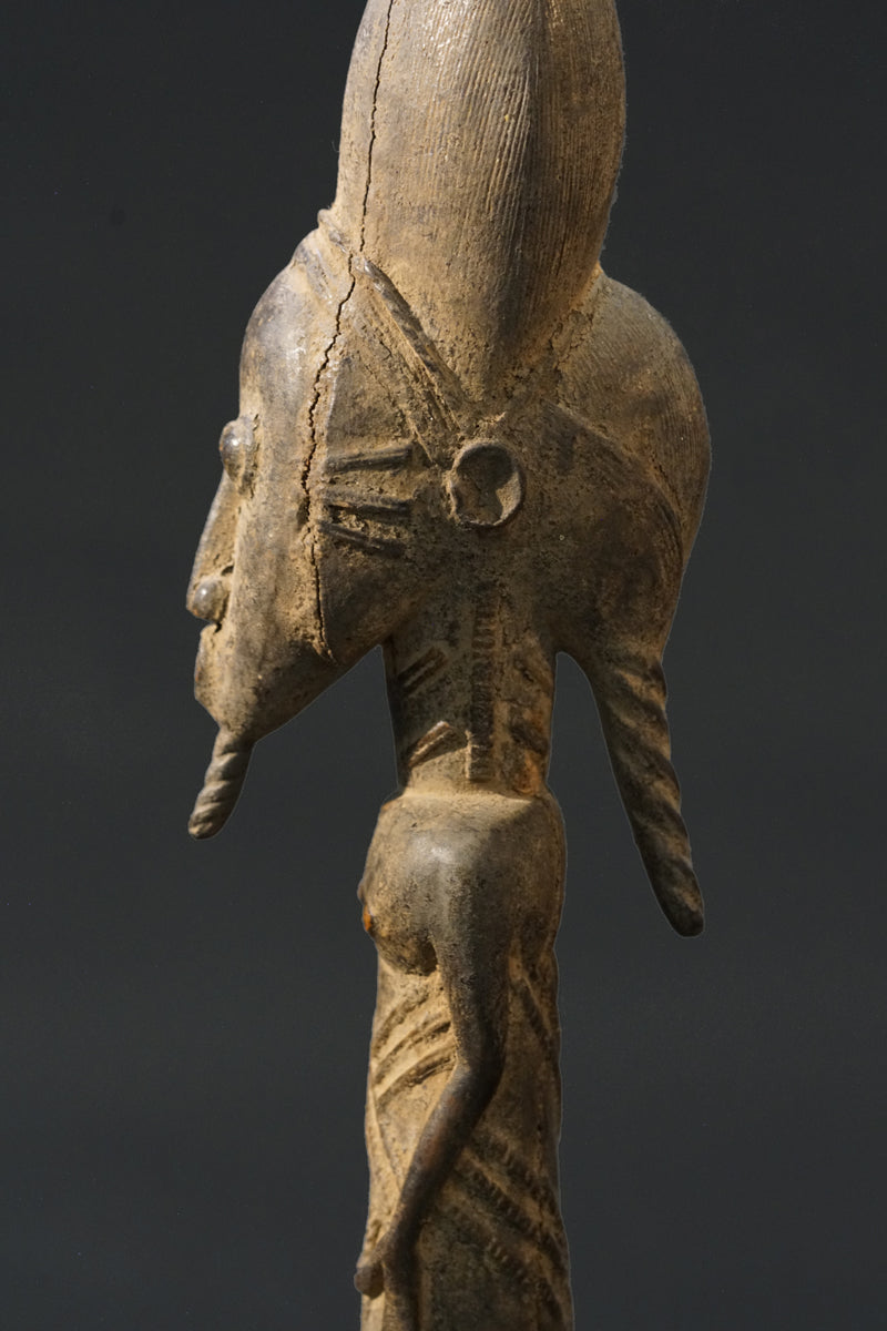 A male Baule sculpture
