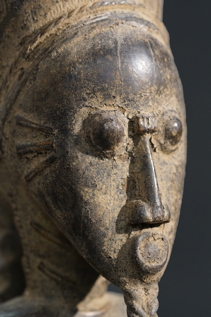 A male Baule sculpture