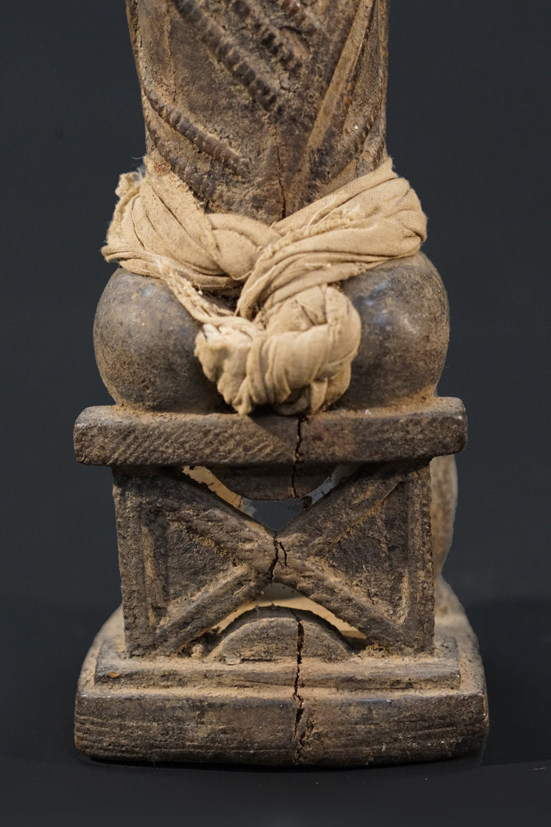 A male Baule sculpture