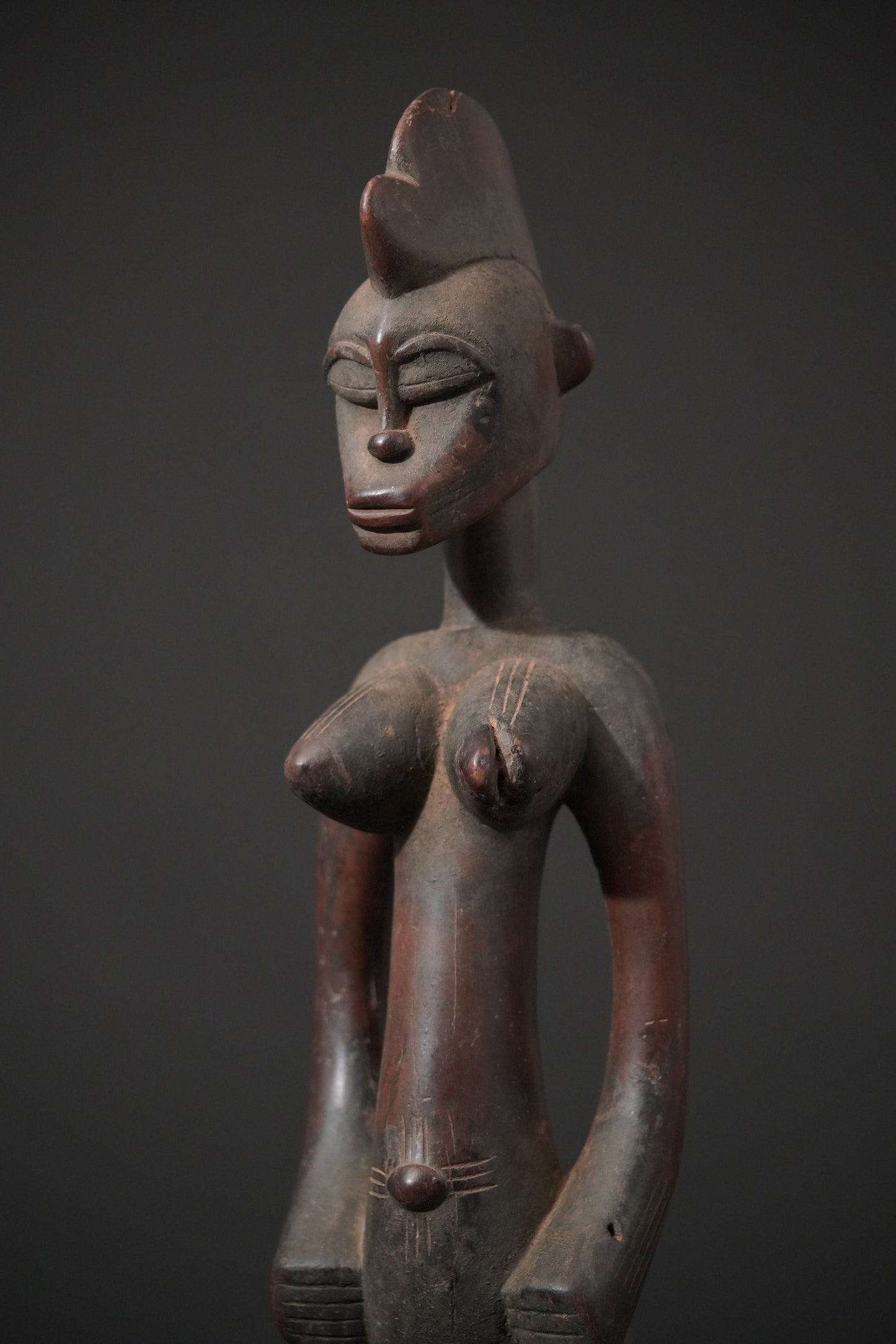 Female Senufo rhythmopounder - déblé