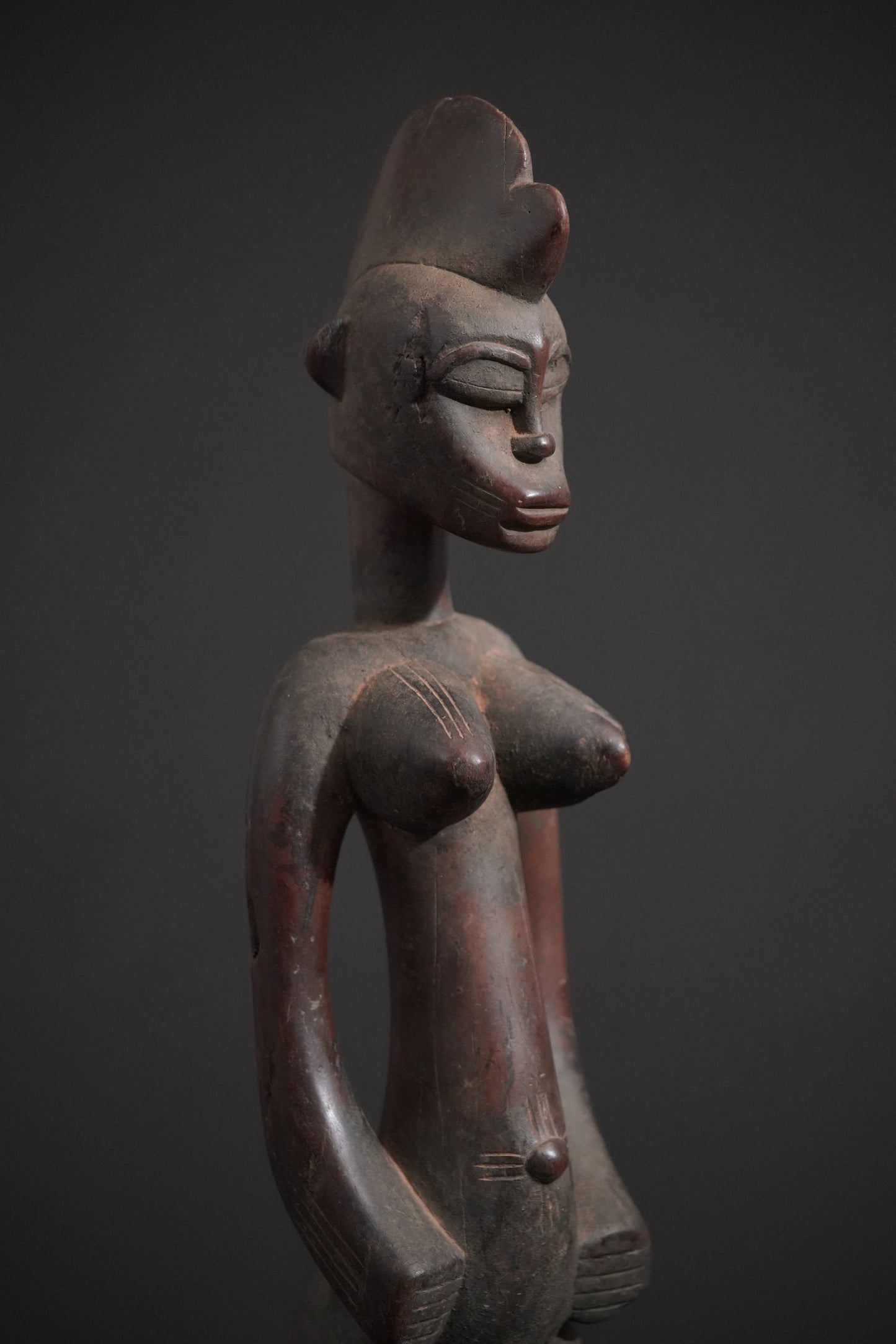 Female Senufo rhythmopounder - déblé