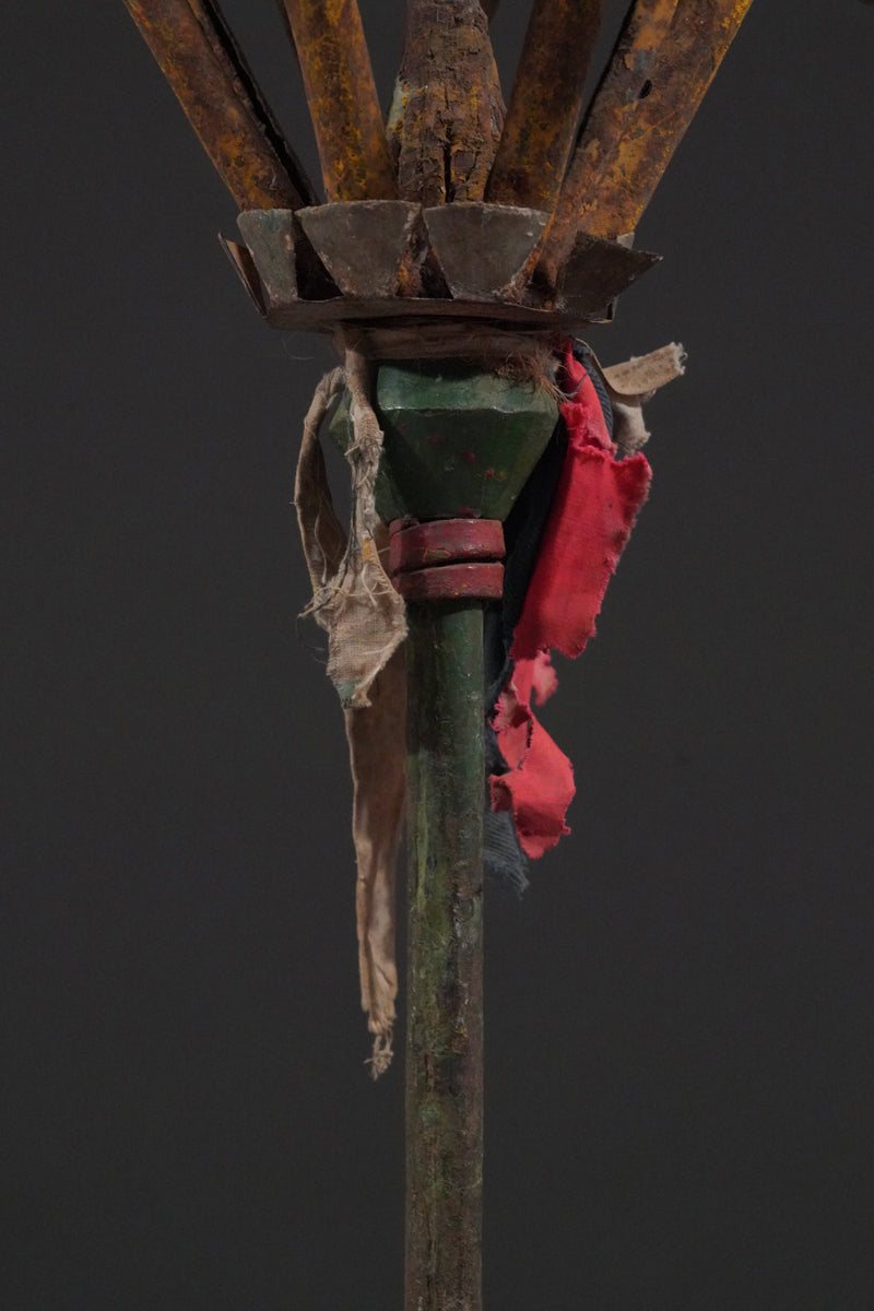 A portable iron Fon altar called asen