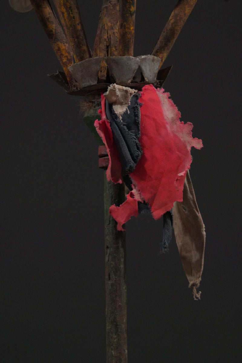 A portable iron Fon altar called asen