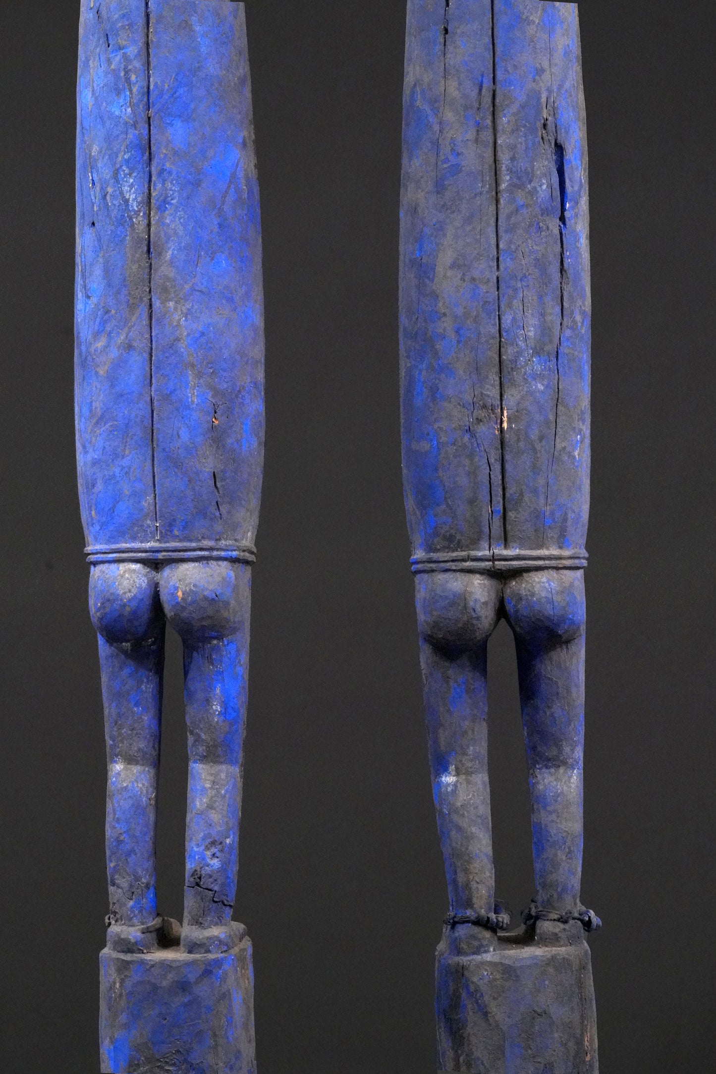 A very large Adja pair of guardian figures