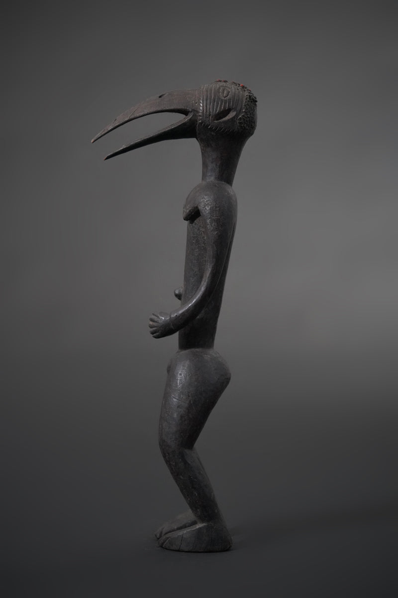 An anthropomorphic female Chamba sculpture