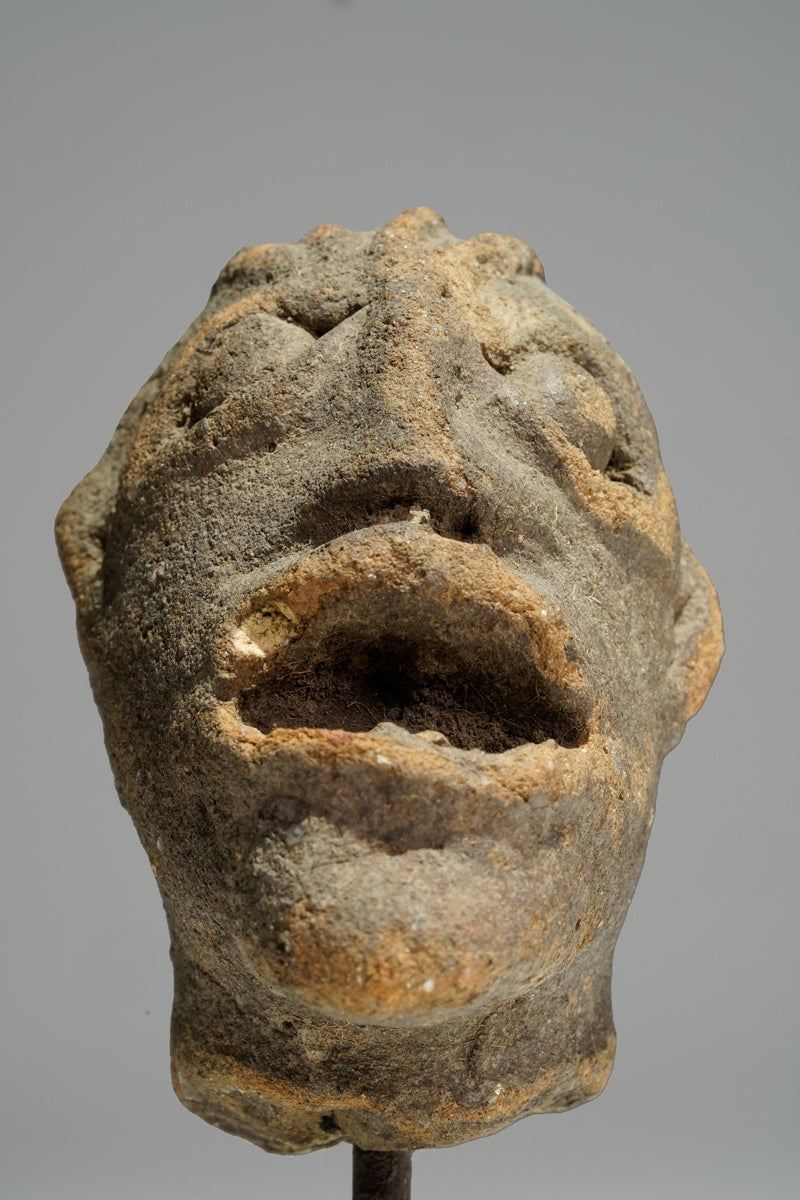 A fragmentary Komaland terracotta head