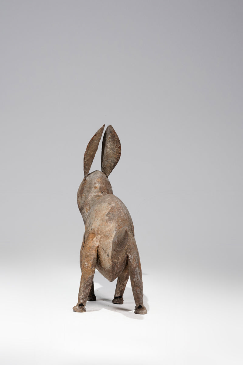 A zoomorphic Dogon bronze sculpture