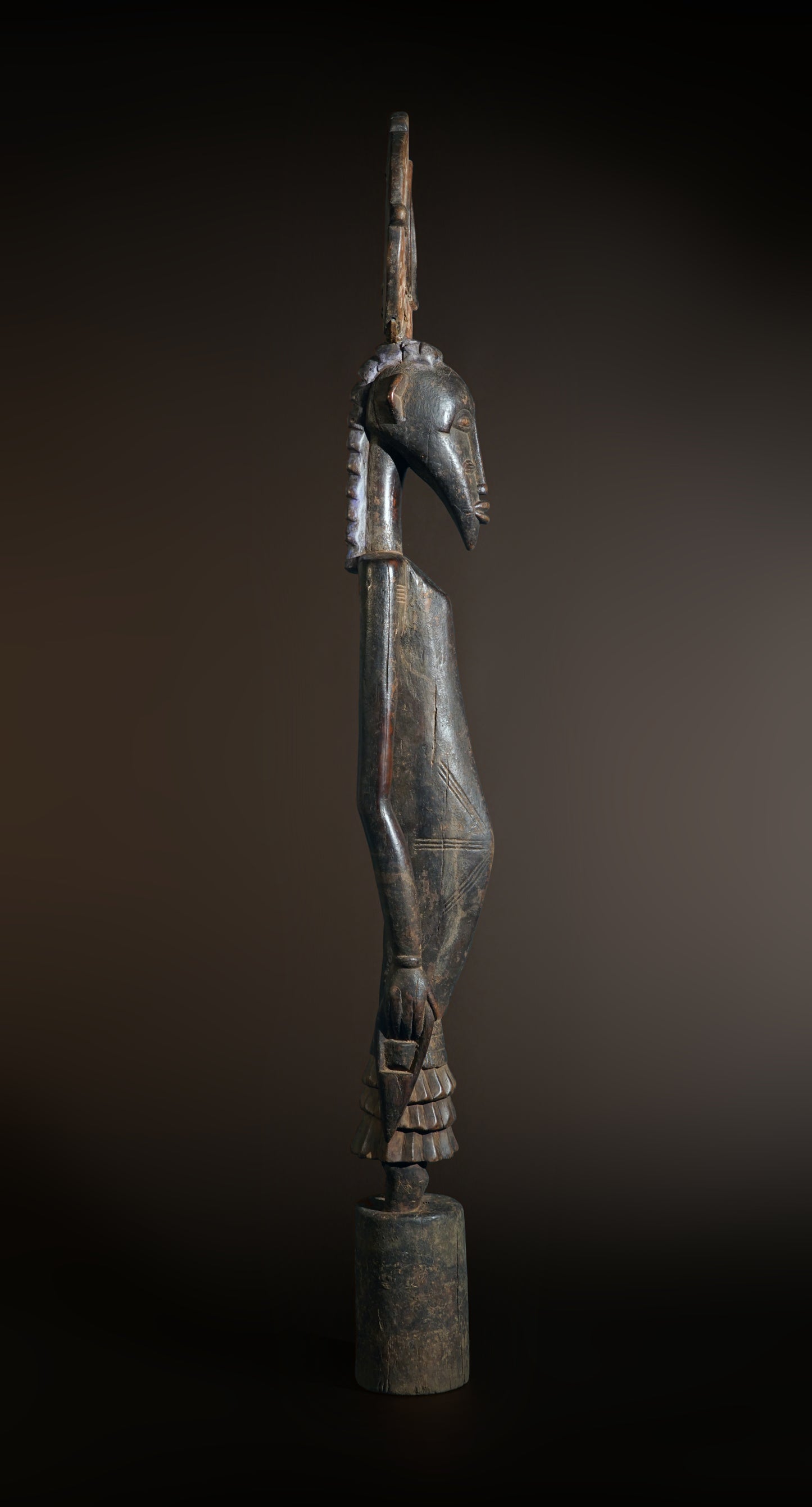 A large, male Senufo sculpture