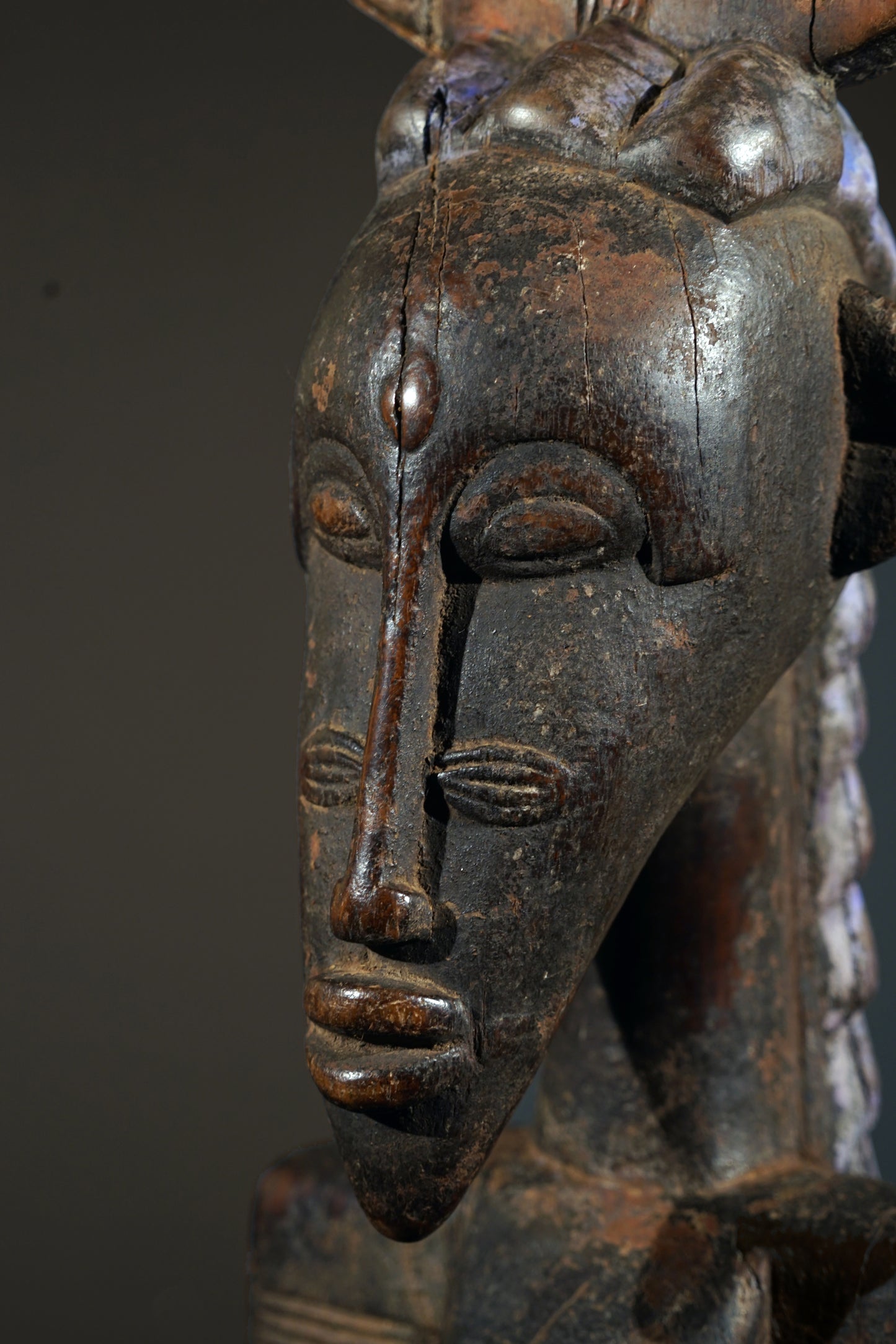 A large, male Senufo sculpture