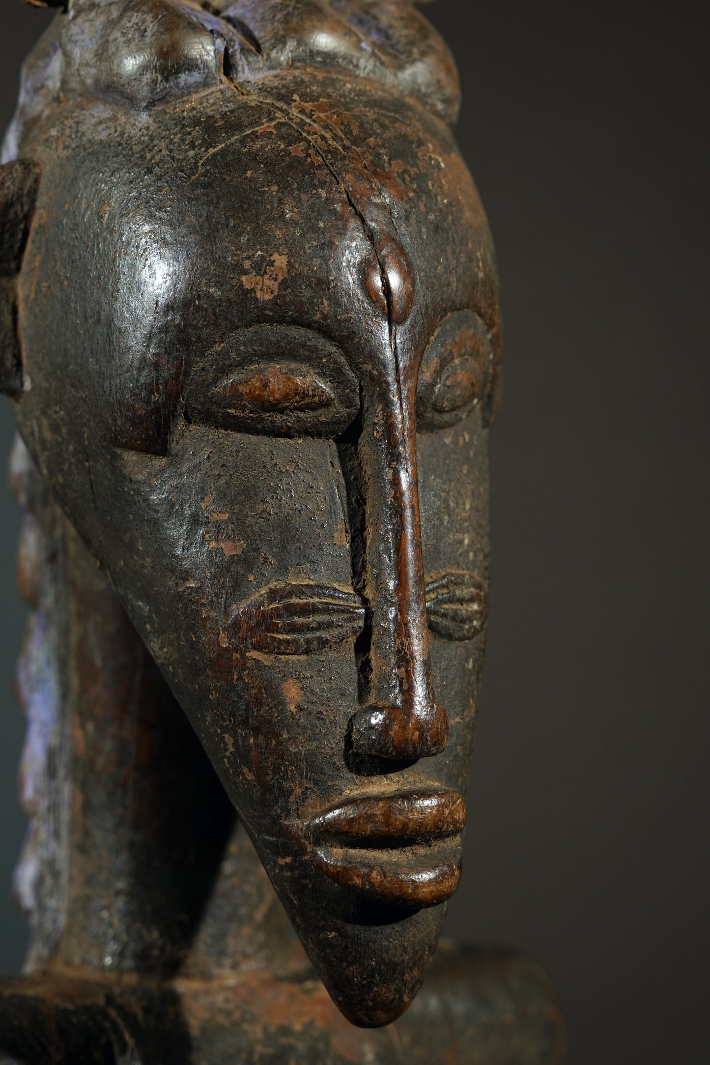 A large, male Senufo sculpture