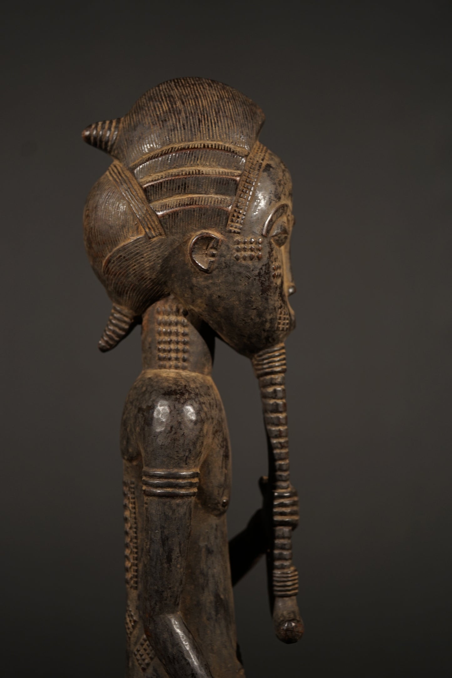 A male Baule sculpture