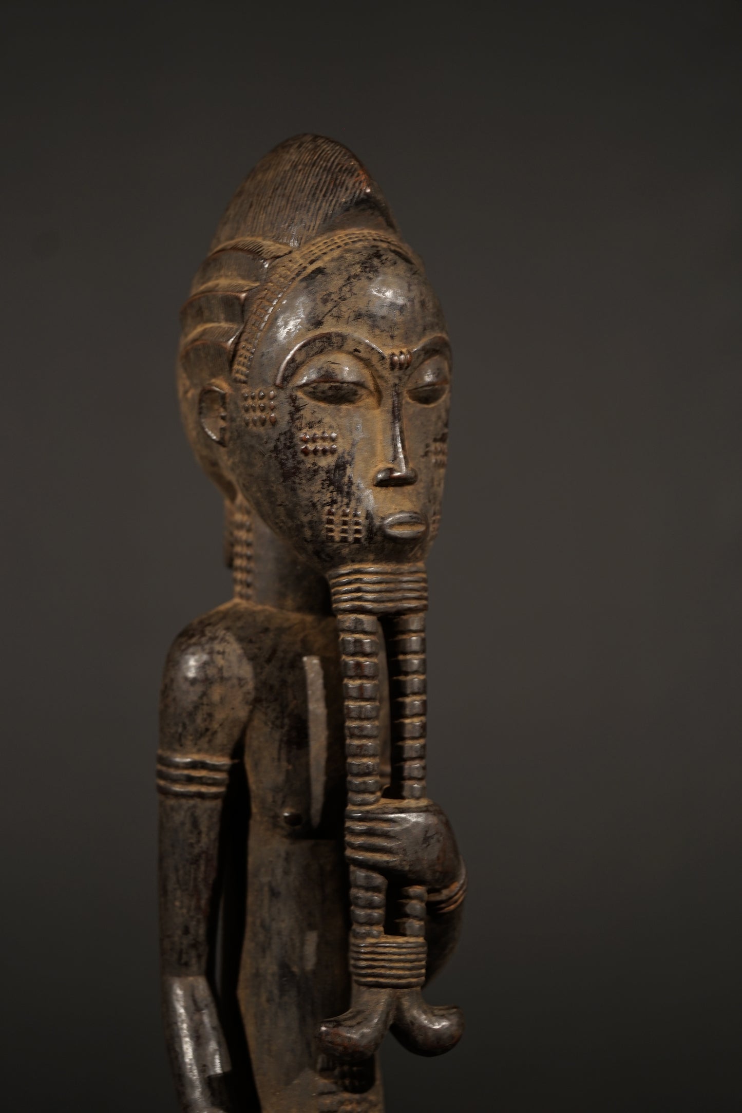 A male Baule sculpture