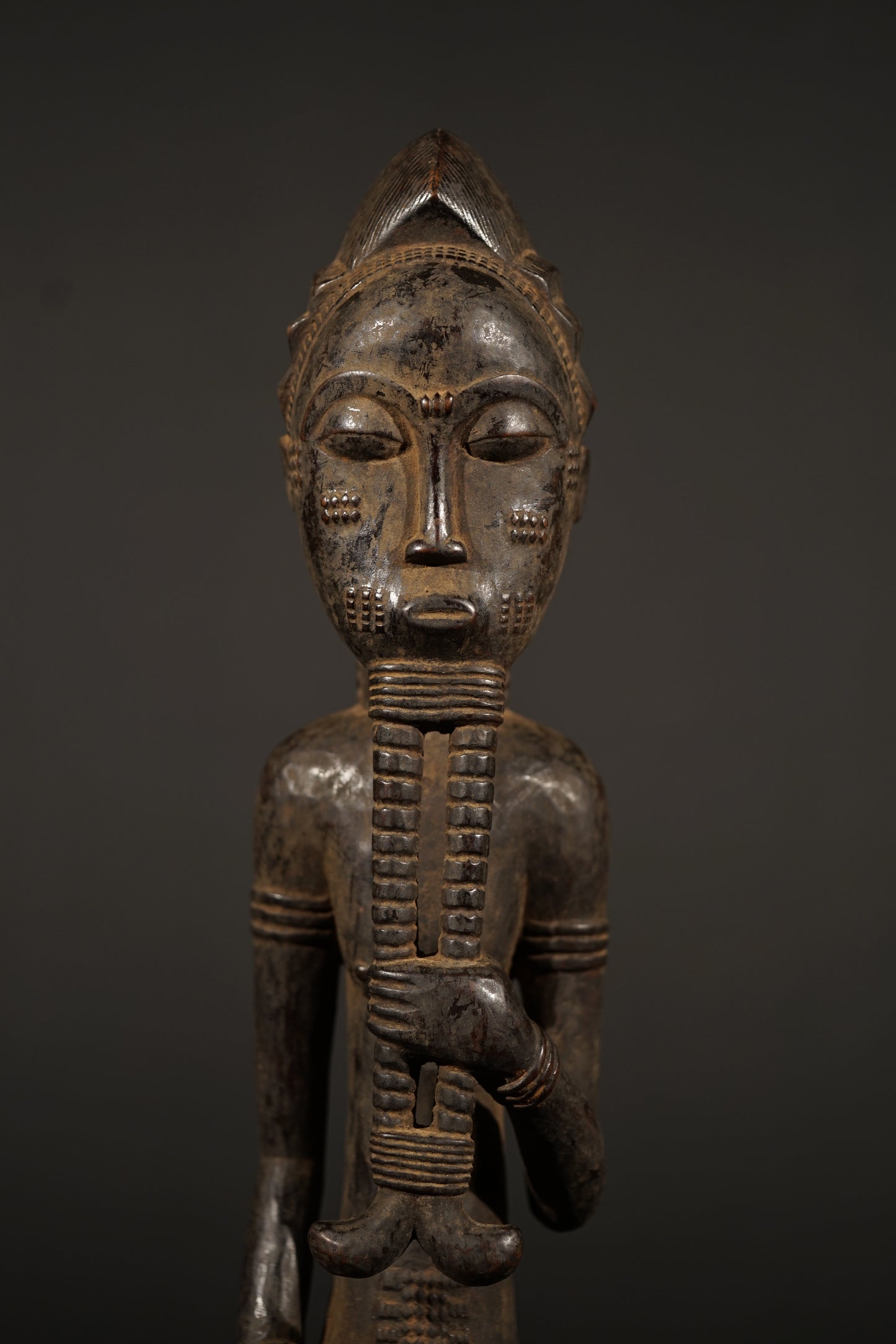 A male Baule sculpture