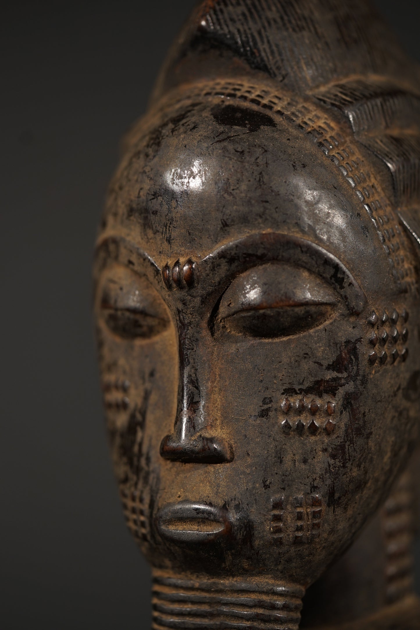 A male Baule sculpture