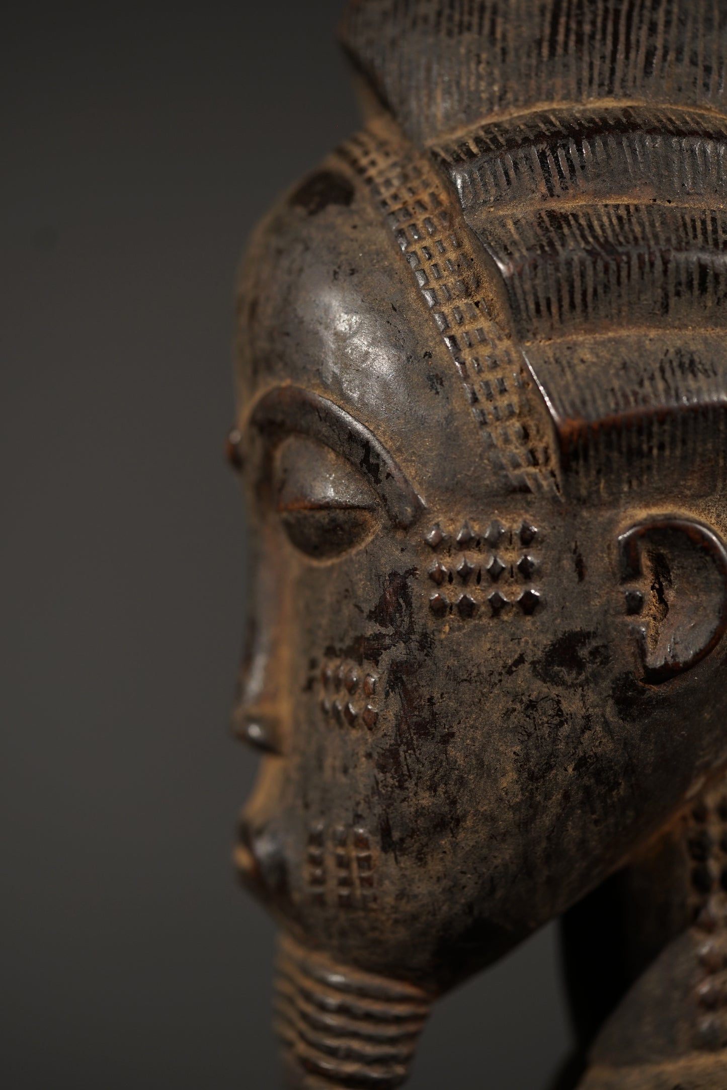 A male Baule sculpture