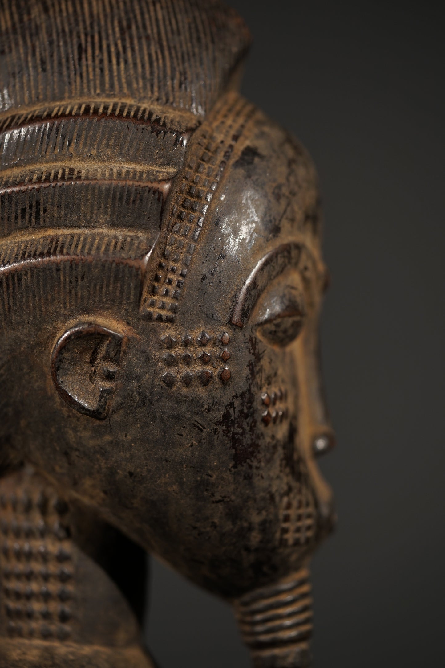 A male Baule sculpture