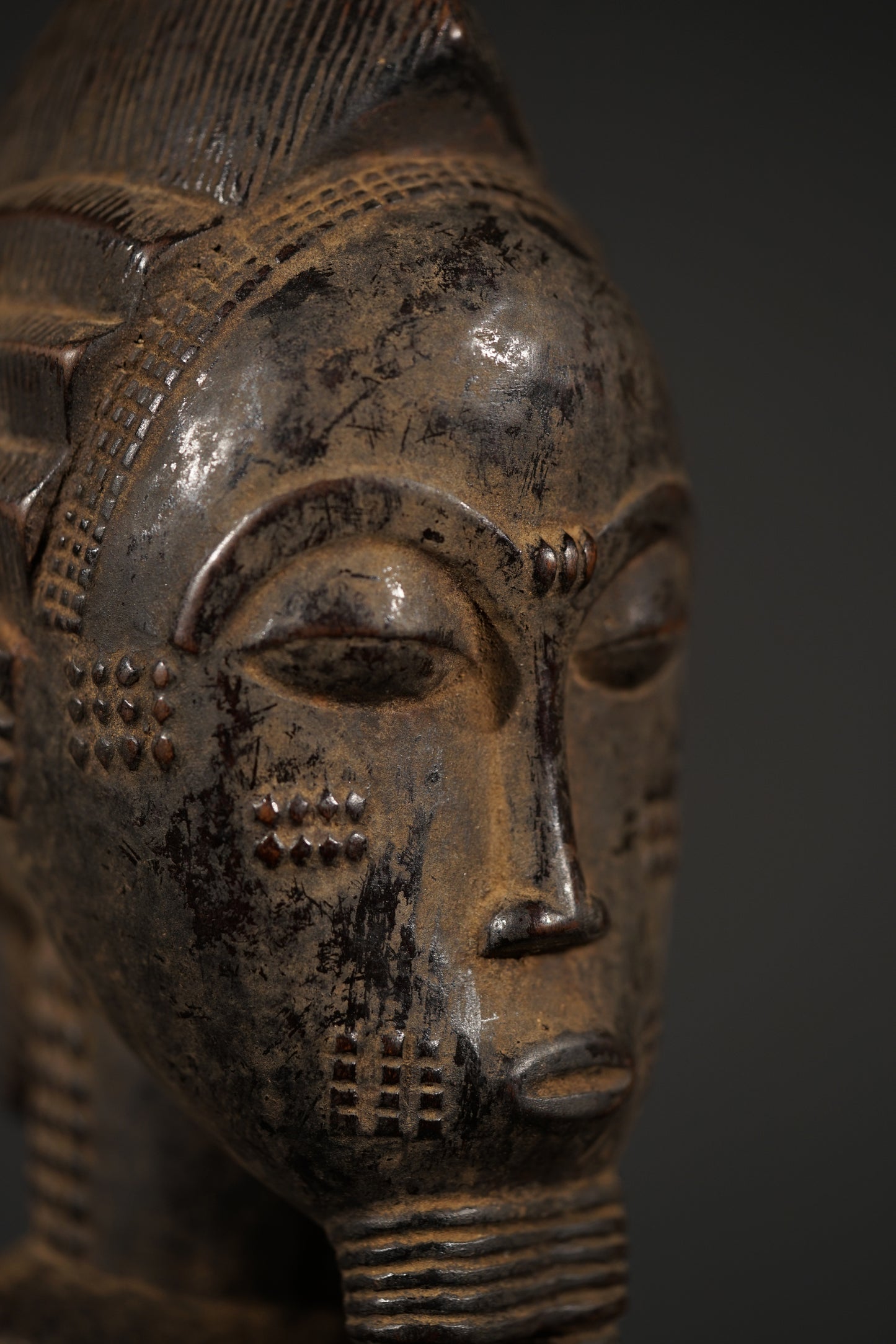 A male Baule sculpture