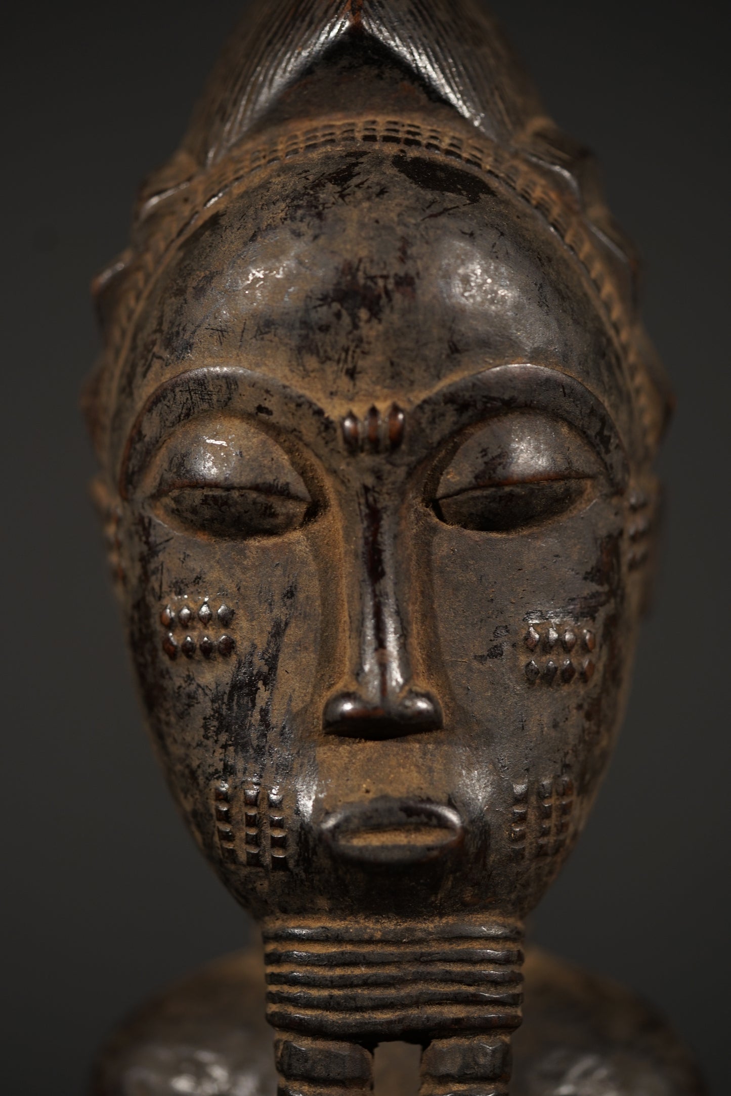 A male Baule sculpture