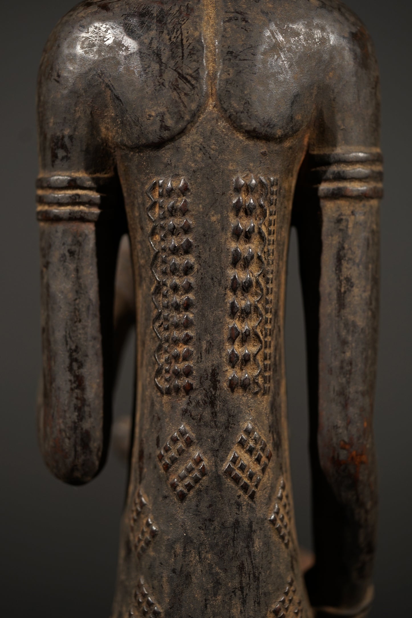 A male Baule sculpture