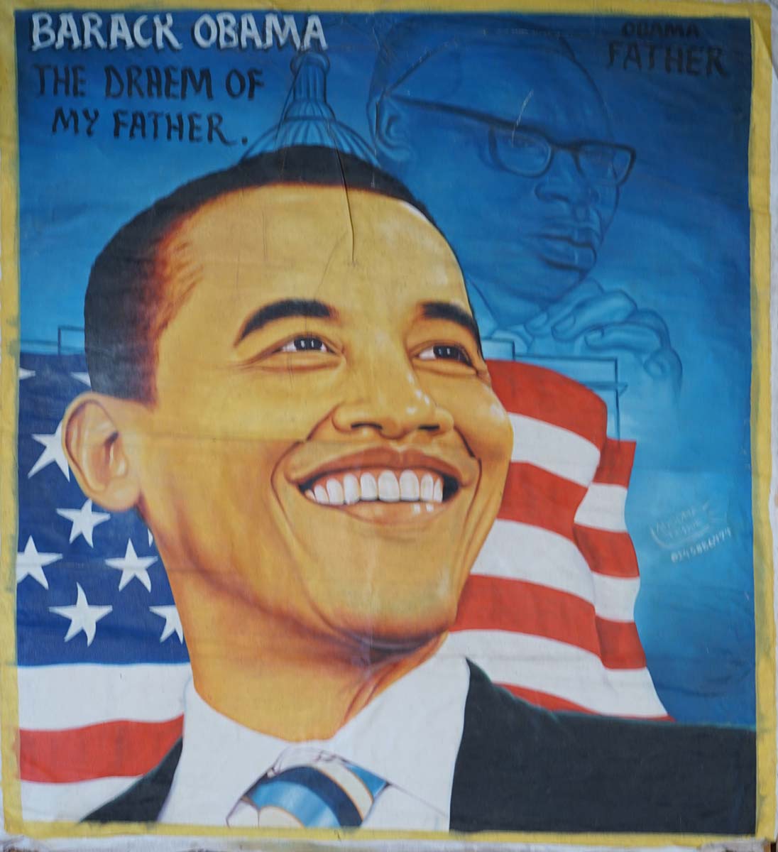 "Barack Obama, the dream of my father" by Adoona Teshie