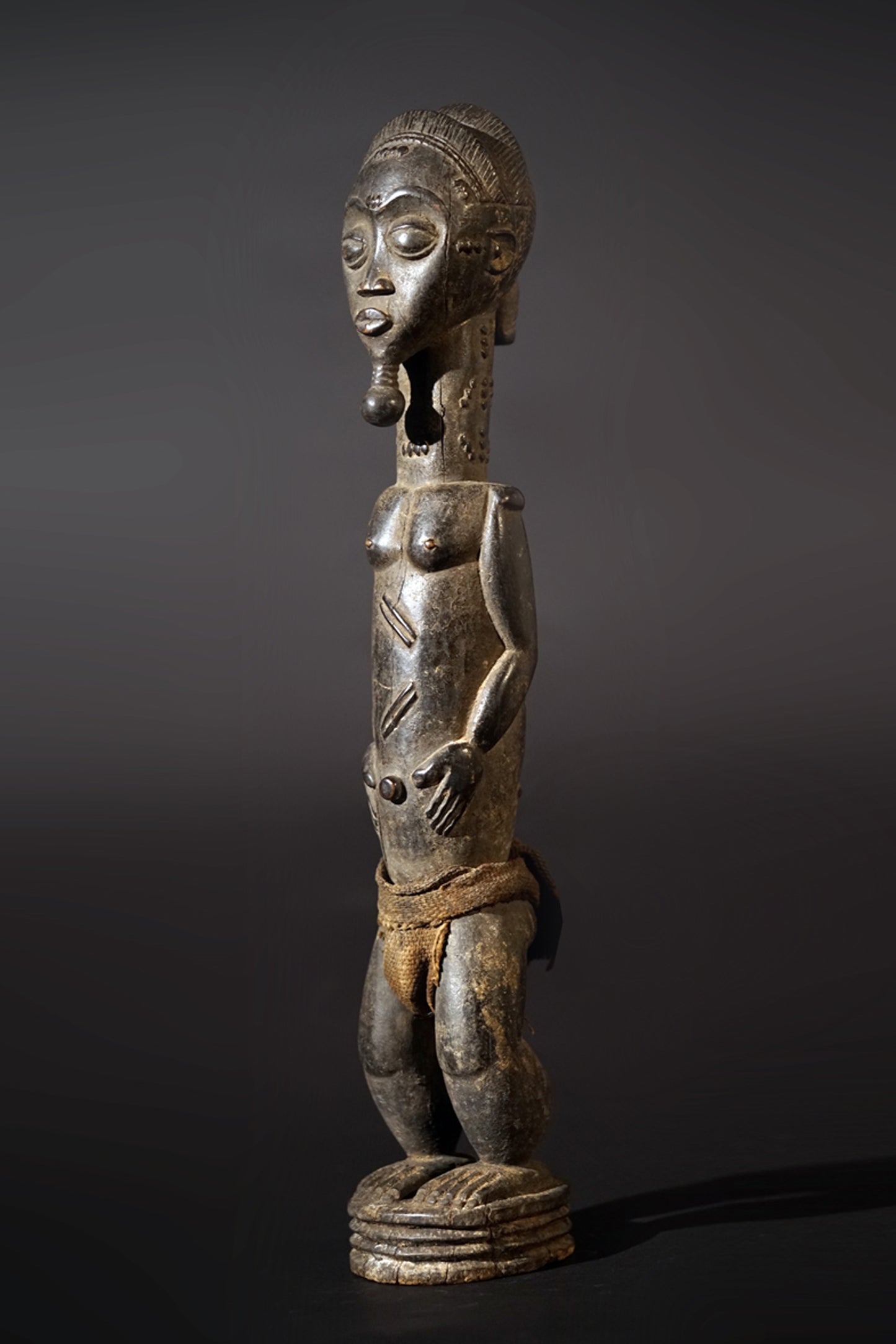 A male Baule sculpture