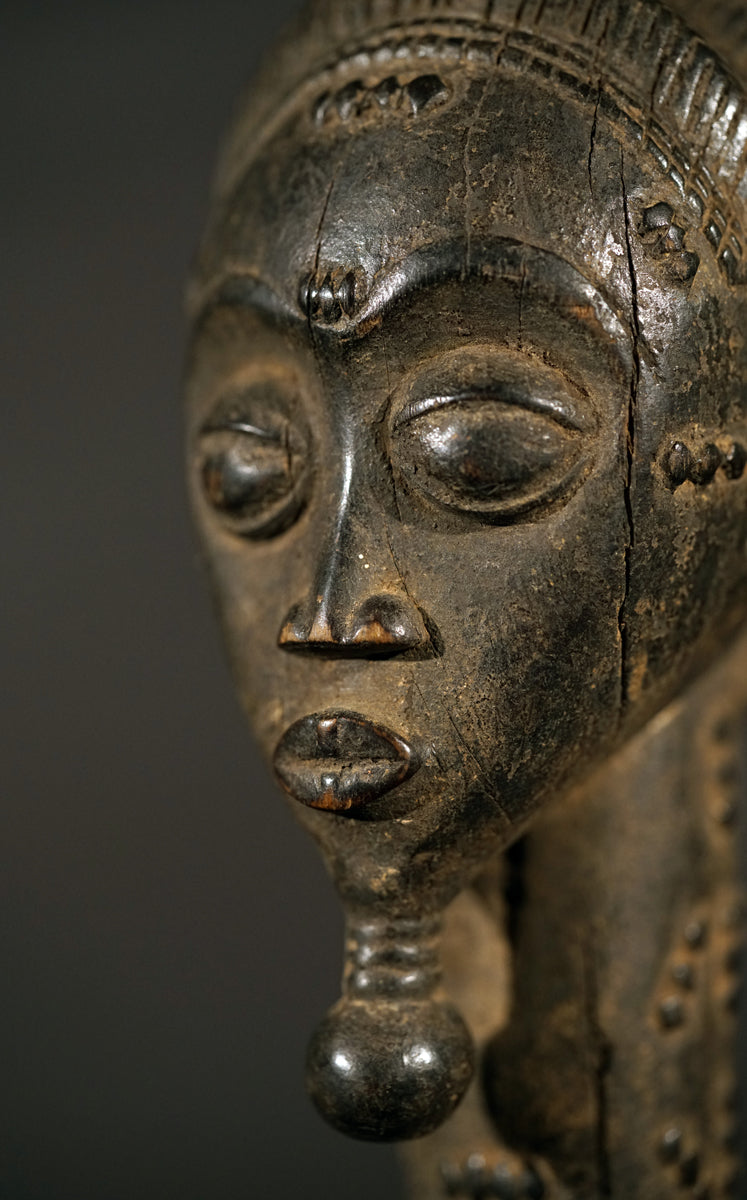 A male Baule sculpture