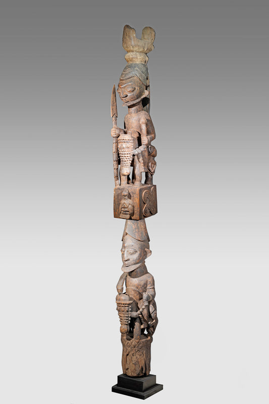 A Yoruba Veranda Post attributed to Agbonbiofe Adeshina