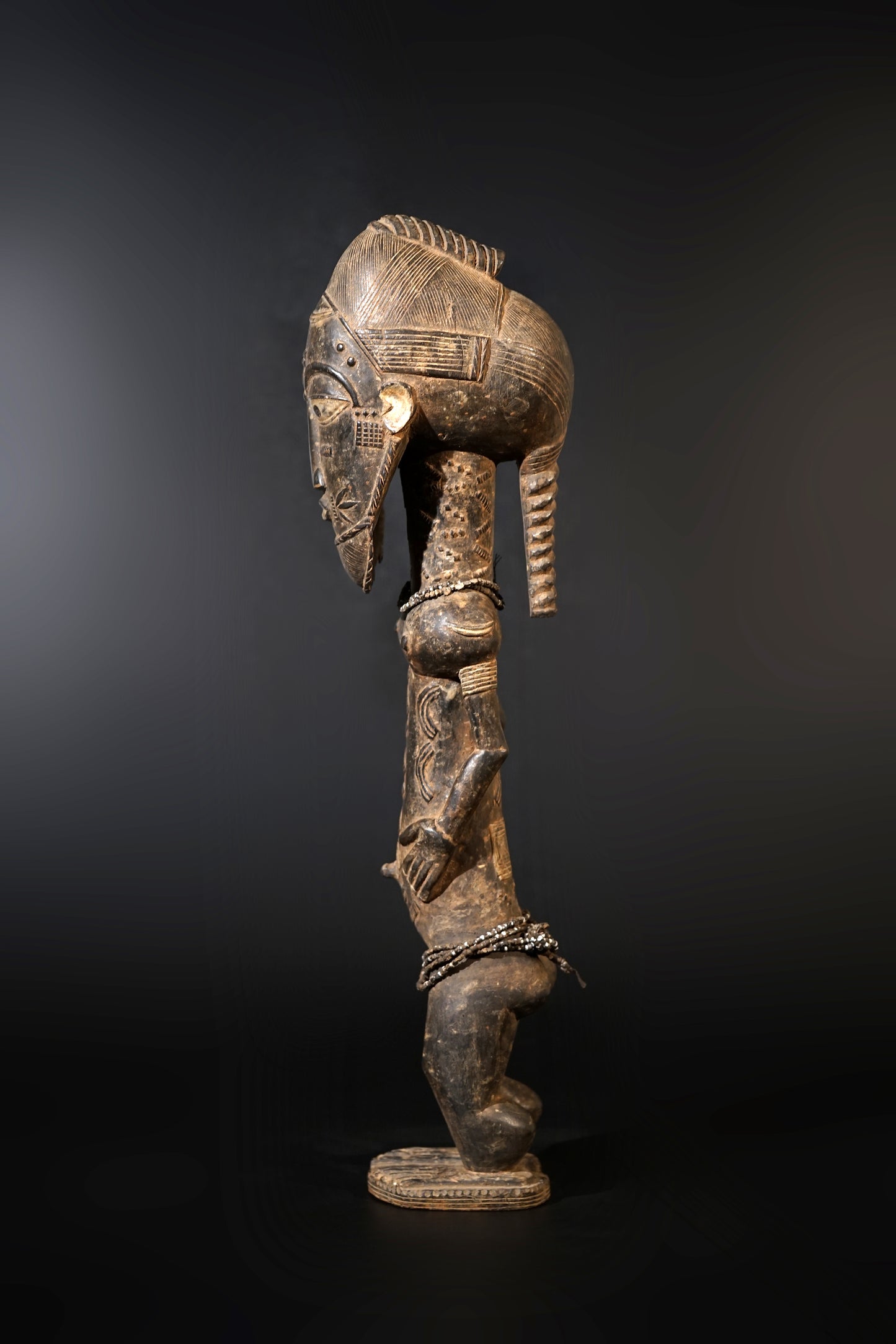 A male Baule sculpture
