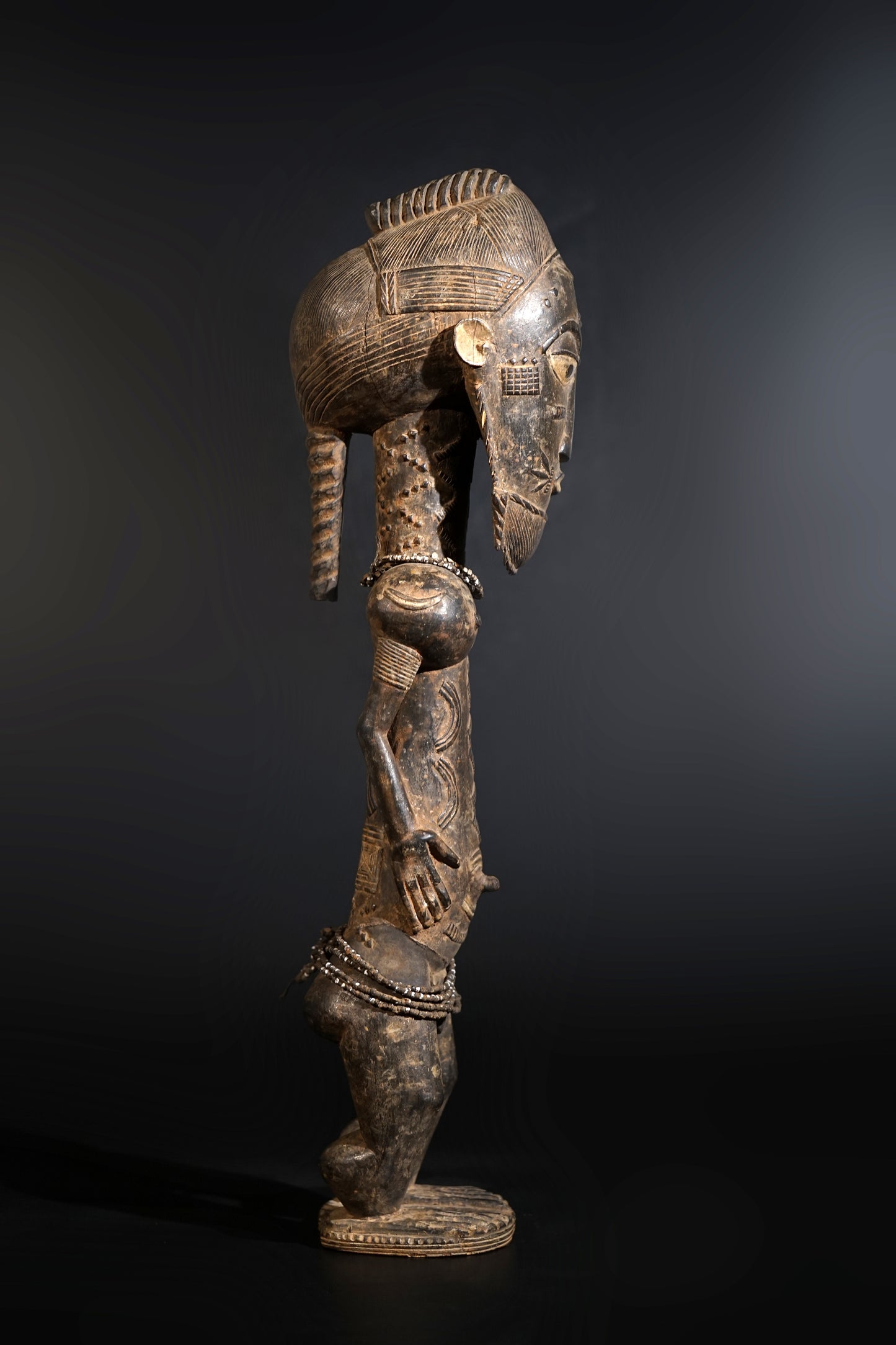 A male Baule sculpture