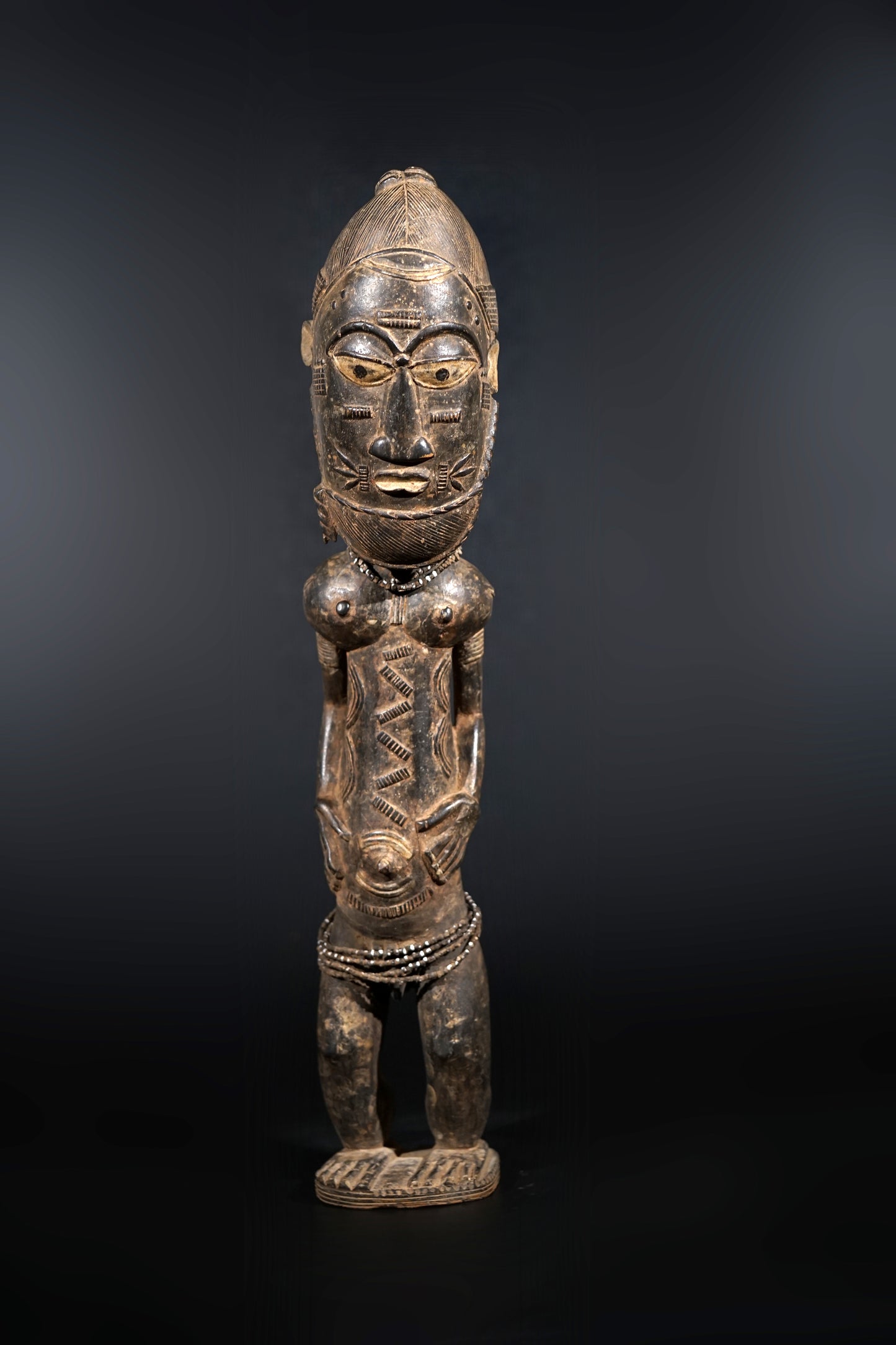 A male Baule sculpture