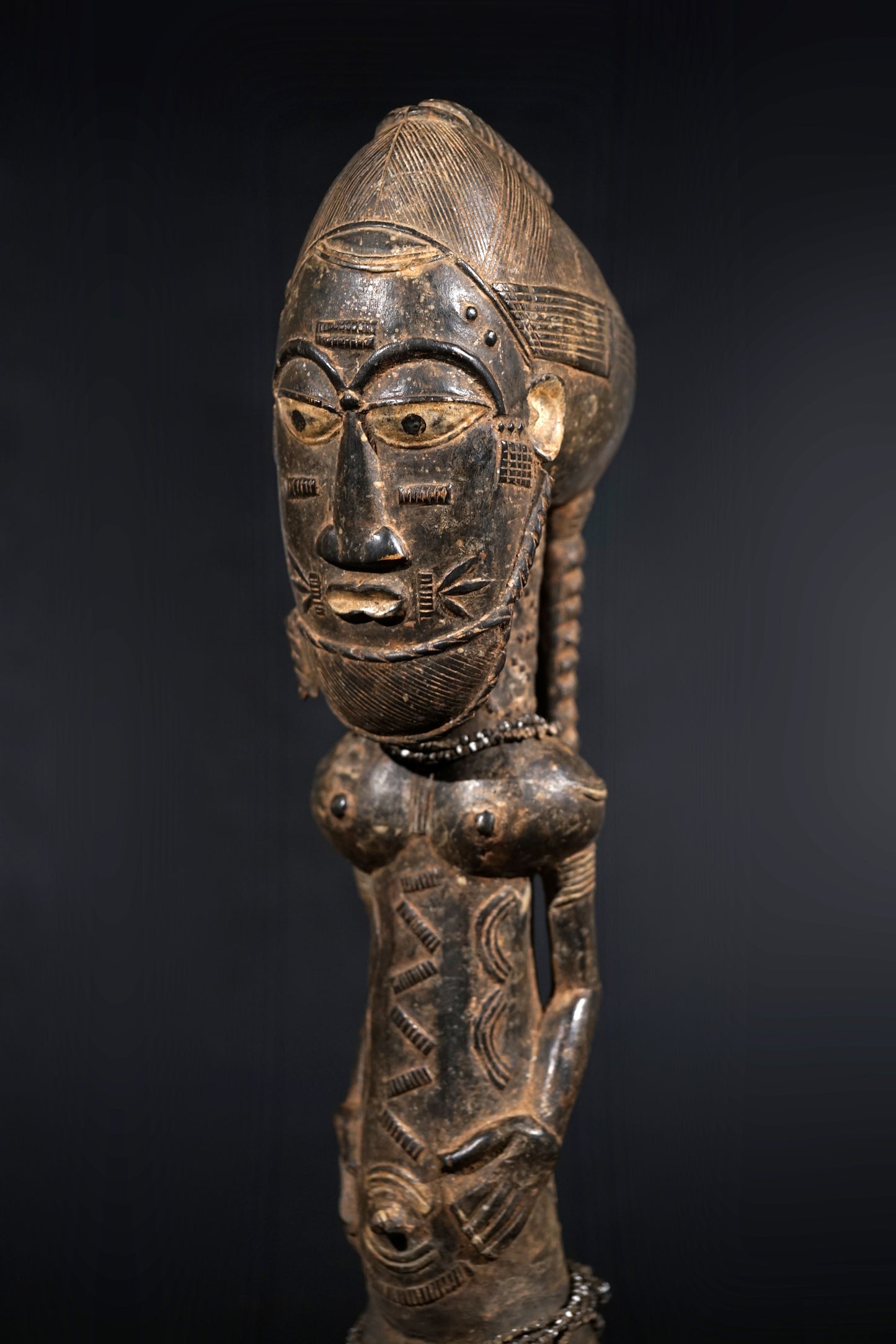 A male Baule sculpture
